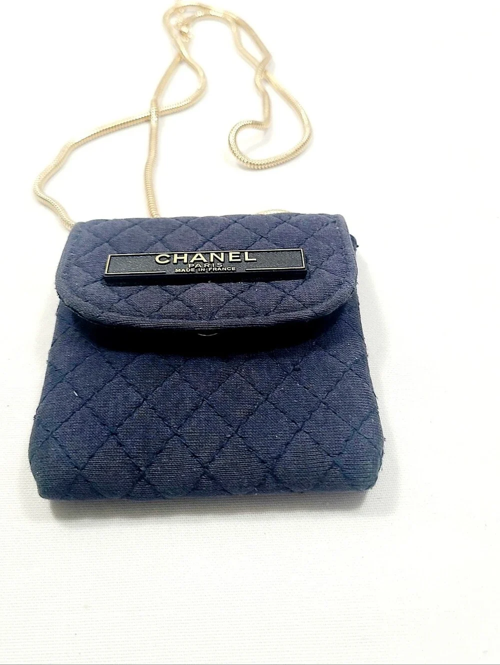 Chanel Canvas Leather Shoulder Bag PM